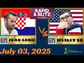 Download Lagu Ivan Saric vs Wesley So | Grand Chess Tour: SuperUnited Croatia Rapid \u0026 Blitz 2025 Zagreb