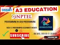 NPTEL Programming in Java Week 5 Programming Assignment Answers Solution 2025 - Jan