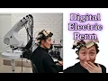 ELECTRIC DIGITAL PERM on my hair