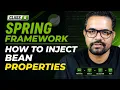 Spring Framework Tutorial Injecting Primitive Collection Reference Bean Properties
