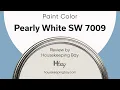 Pearly White SW 7009 White Paint Coordinating Colors Trim Colors That Go With Undertones