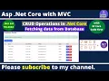 Display Data from Database in ASP NET Core C EF Code First in Visual Studio 2022 Step-by-Step