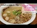 Kizuki Ramen Izakaya BIG Bowl of Ramen Noodle Challenge