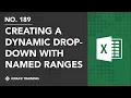Creating Drop-Downs with Tables and Named Ranges Everyday Office 079