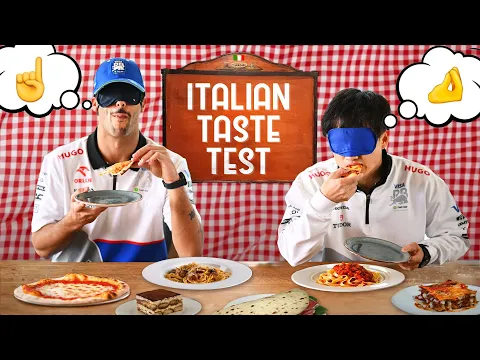 Download MP3 Daniel Ricciardo vs Yuki Tsunoda vs Italian Food | Italian Food Tasting Test