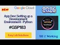 App Dev Setting up a Development Environment - Python