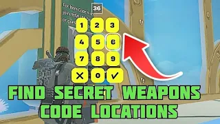 EDIT PUMP WARS MAP FORTNITE CREATIVE - FIND SECRET WEAPONS CODE LOCATIONS SECRET WEAPONS
