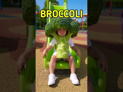Sliding into Fun! ❤️ Fruit or Veggie? 🧩 Guess by the Color!