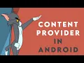 PART 8 MODULE 5 SECRETS OF CONTENT PROVIDER in ANDROID KTU - INTRODUCTION TO ANDROID