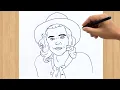 Harry Styles Drawing Tutorial Easy Fine Line Step by Step