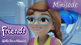 friends girls on a mission lego minisode the right stuff