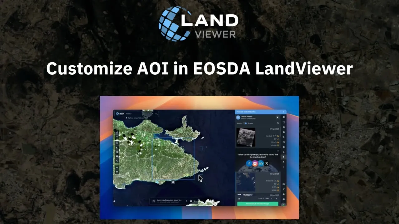 Customize AOI in EOSDA LandViewer