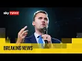 Download Lagu Charlie Kirk dies after being shot at event in Utah | Sky News coverage