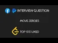Move Zeroes Python Leetcode - 283