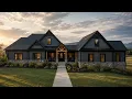 Tour Asheville NC Chimney Rock Modern Hill Country Shown with Opt Features Custom Home