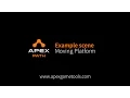 Apex Path Example scene Moving Platform