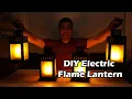 DIY Electric Flickering Gaslight Lantern Build Faux Candle