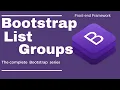 list groups in bootstrap