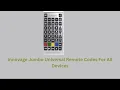 Programming Innovage Jumbo Universal Remote Codes