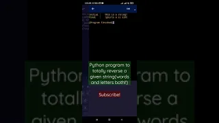 How to reverse a string both words and letters PYTHON