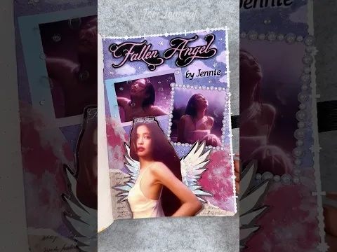 ASMR Journal JENNIE — Fallen Angel 🦢🌙✨☁️🔮🪽|#asmr #JENNIE #FallenAngel #BLACKPINK #journaling