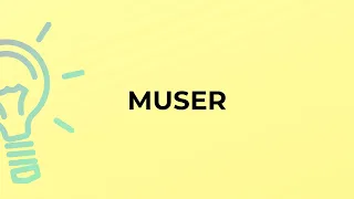 What is the meaning of the word MUSER