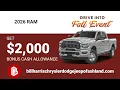 Drive Into Sales Event - Ram Bill Harris Chrysler Dodge Jeep Ram of Ashland