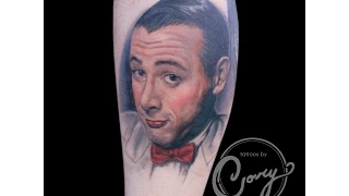 Pee Wee Herman Tattoo Time Lapse
