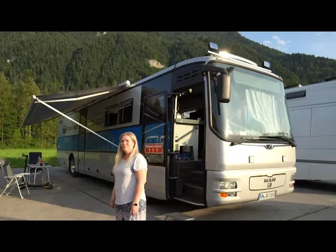 Download MP3 12m Knastbus zum coolen Wohnmobil umgebaut. Tanja lebt, wo andere eingesperrt waren. Vanlife 2021.