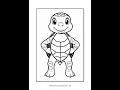 Dive into Creativity with Printable Turtle Coloring Pages Vol 5