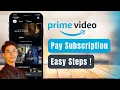 How to Pay Prime Subscription