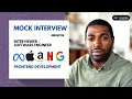 Software Engineer Mock Interview by FAANG Engineer Frontend Development