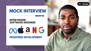 Software Engineer Mock Interview by FAANG Engineer Frontend Development