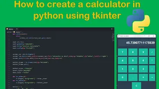 Advanced Python GUI Calculator with Tkinter Full Build Source Code