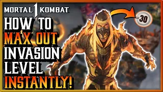 How to Max Out Your Invasion Level INSTANTLY in Mortal Kombat 1 Gain Invasion XP Fast in Season 1
