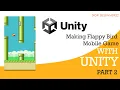 Unity mobile game development 2023 Making Flappy Bird Tutorial series for beginners - Part 2