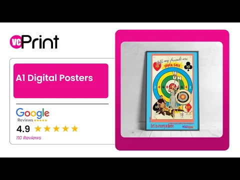 A1 Digital Posters video