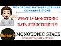 What are Monotonic Data Structures Monotonic Stack Template codestorywithMIK