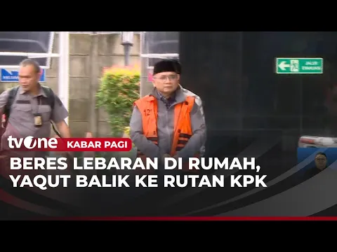 Penampilan Gus Yaqut Kembali jadi Tahanan Rutan KPK: Alhamdulillah Bisa Sungkeman