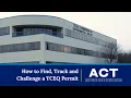 How to Find Track and Challenge a TCEQ Permit