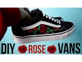 DIY Rose Patch Vans