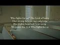 The God Who Fights for Us • Official Lyric Video