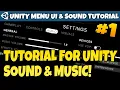 Unity Beginner Tutorials How to Make Volume Settings Menu in Unity