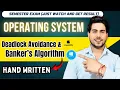 Deadlock Avoidance in os Banker s Algorithm Step by Step OS One Shot