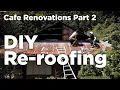 Download Lagu DIY Re-Roofing a Tree-Bark Roof Japanese House For Our New Cafe