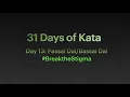 Download Lagu 31 Days of Kata: Day 13