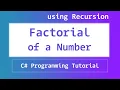 C Program to find the Factorial of a Number using Recursion