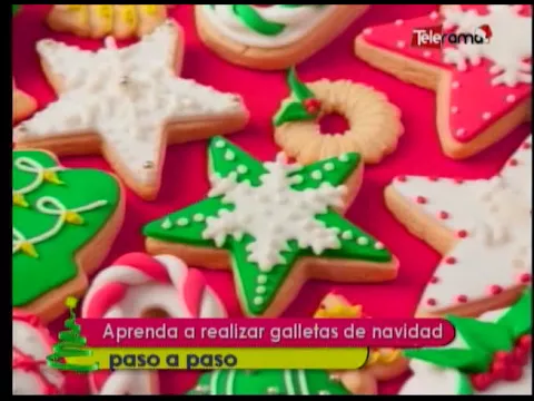 Aprenda a realizar galletas de navidad paso a paso