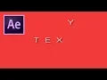 After Effects Tutorial - Decode Text Effects Adobe After Effects
