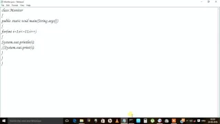 Print vs Println program in java